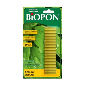 Biopon pałeczki nawozowe roślin zielonych 30szt