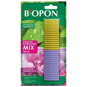 Biopon Pałeczki nawozowe do roślin mix 30 sztuk