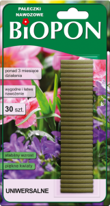 Biopon pałeczki nawozowe uniwersalne 30szt