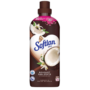 Softlan płyn do płukania kokos i białe kwiaty 650ml