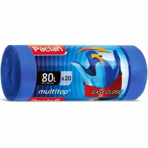 PACLAN Worki na śmieci Multitop wiązane 80L 20szt.