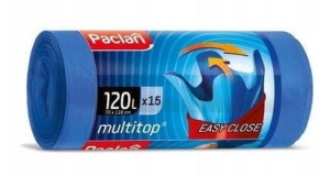 Paclan worki na śmieci wiązane 120L 15szt