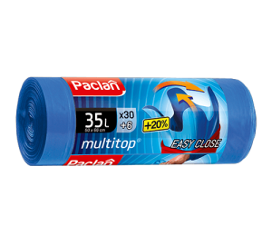 Paclan worki na śmieci wiązane 35L 36szt