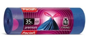 Paclan worki Premium z taśmą 35L 15szt.