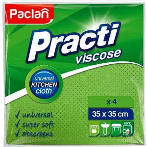 PACLAN Practi ścierka wiskozowa 4 sztuki