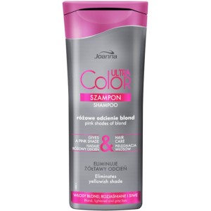 JOANNA Szampon do włosów blond różowy 200ml