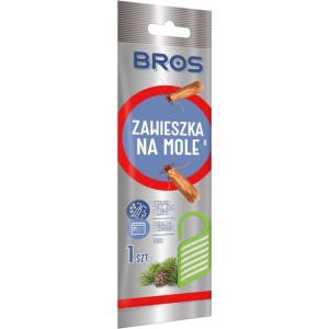 Bros zawieszka do szafy na mole odzieżowe Cedrowa