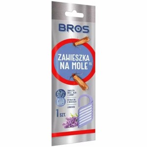 Bros zawieszka do szafy na mole odzieżowe Lawenda