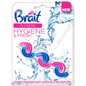 BRAIT wc kostka 2-fazowa Flowers 45g