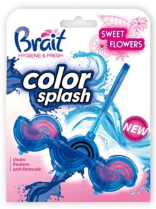 Brait wc kostka barwiąca Color Splash Sweet Flowers