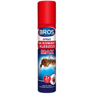 BROS Spray na komary i kleszcze MAX 90ml