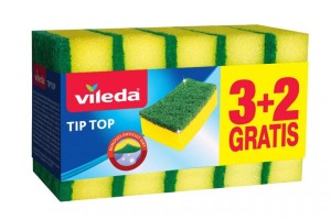 Vileda zmywak Tip-Top 3+2 gratis