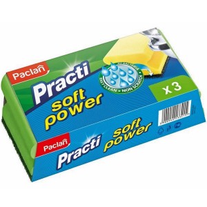 Paclan gąbki do naczyń Practi Soft Power 3 szt.