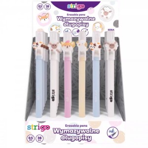 STRIGO Długopis wymazywalny Pets 0,5mm