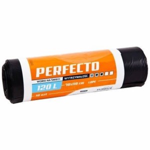 PERFECTO Worki na śmieci 120L 10 sztuk
