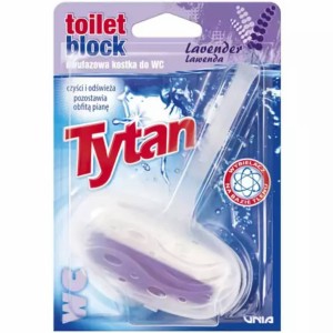 TYTAN Dwufazowa kostka do wc lawenda 40g