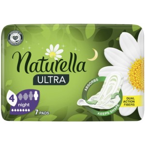 NATURELLA Ultra Night Podpaski ze skrzydełkami x7