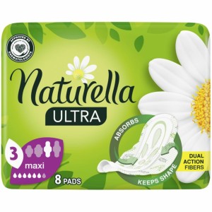 NATURELLA Ultra Maxi Podpaski ze skrzydełkami x8