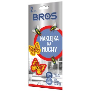 BROS Naklejka na muchy 2 sztuki 1 opakowanie