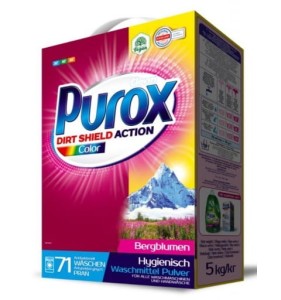 PUROX Proszek do prania kolor karton 5kg
