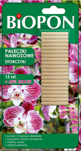Biopon pałeczki nawozowe do storczyków 12szt