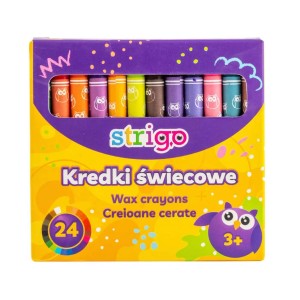 Strigo Kredki świecowe 24 kolory