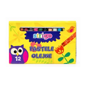 Strigo pastele olejne 12 kolorów