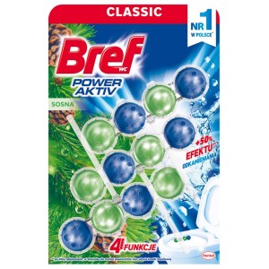 Bref Power Aktiv Zawieszka do wc sosna 3x50g