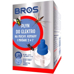 Bros Płyn do elektro na muchy komary i mrówki