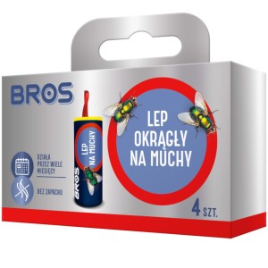 Bros Lep na muchy owady okrągły 4 sztuki