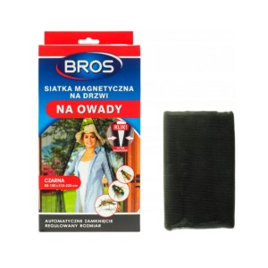 Bros siatka magnetyczna na drzwi 100x220cm czarna