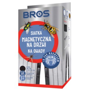 Bros siatka magnetyczna na drzwi 160x220cm czarna