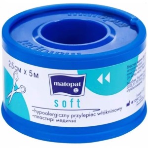 Matopat Przylepiec Soft 2,5cmx5m z nakładką