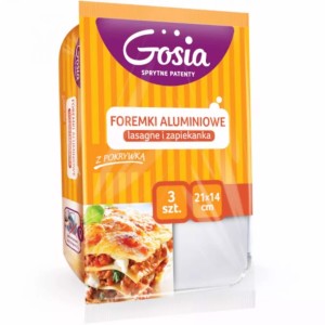 GOSIA Foremki aluminiowe na lasagne zapiekanka 3