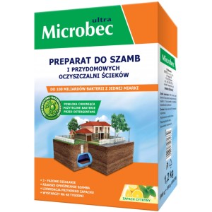 Microbec Ultra Preparat do szamb cytryna 1,2 kg