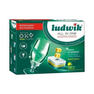 Ludwik tabletki do zmywarki All In One Lemon 30szt
