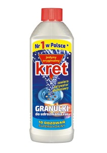 Kret granulki do udrażniania rur 400g