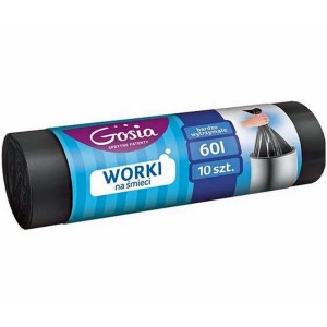 Gosia worki na śmieci czarne 60L mocne
