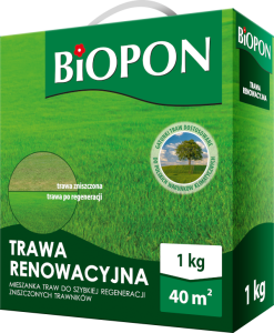 Biopon mieszanka traw do regeneracji trawnika 1kg
