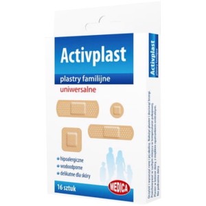 Activplast Plastry familijne uniwersalne 16 sztuk