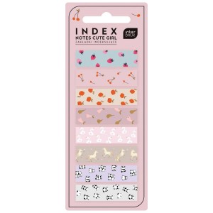 INTERDRUK Zakładki indeksujące Cute Girl 200 sztuk