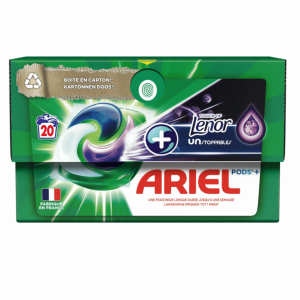 Ariel kapsułki do prania z lenor 20szt