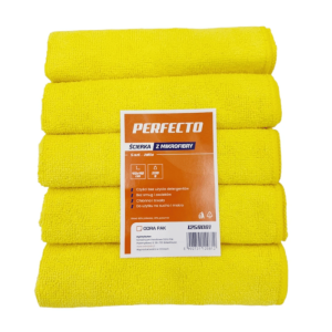 Perfecto ścierka mikrofibra  40x40 zółta 5 szt