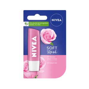 Nivea pomadka do ust soft rose 4.8G
