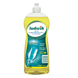 Ludwik Płyn Nabłyszczający do Zmywarek Lemon 750ML