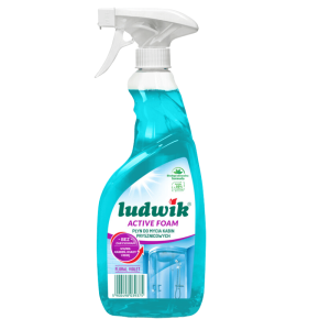 Ludwik Płyn do mycia kabin prysznicowych Floral Violet 600 ml
