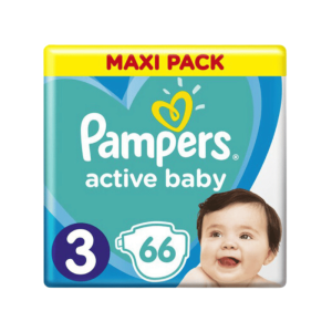 Pampers Active Baby 3 (6-10 kg)  66 szt.