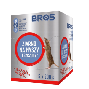 BROS ziarno na myszy i szczury  5x200g