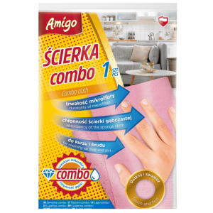 AMIGO Ścierka mikrofibra combo powlekana 1 szt.