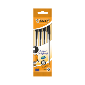 Bic Długopis Cristal Original czarny 4 szt.